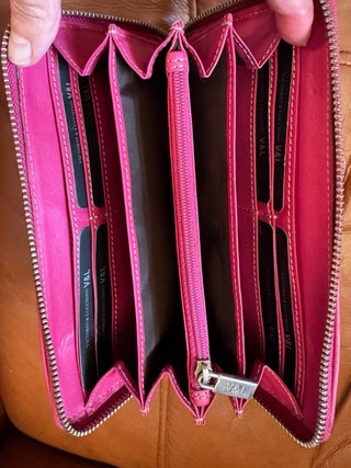 Cartera Vittorio i Lucchino Piel Rosa Beige