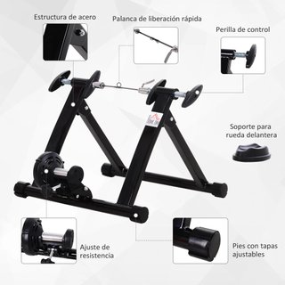 Rodillo de Bicicleta Entrenamiento Plegable