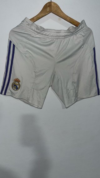 Pantalón Corto Real Madrid Adidas Blanco