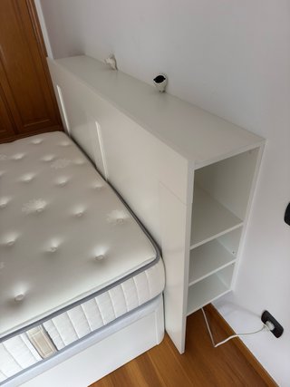 Cabecero cama 150 con compartimentos