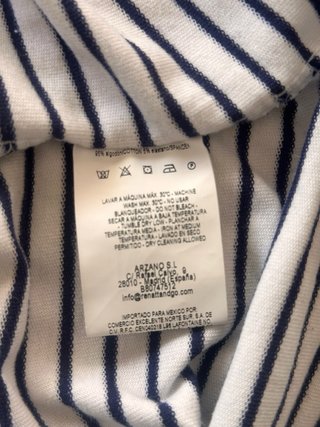 Jersey rayas Renatta & Go Largo 60  Muy poco usado