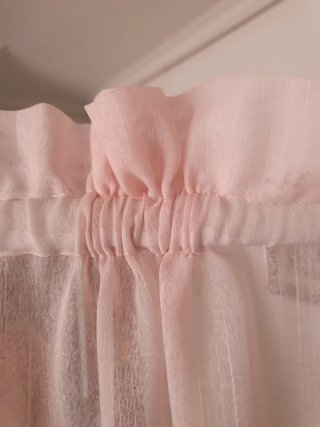 Tres cortinas rosa