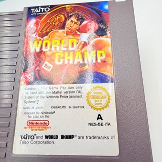 World Champ NES PAL A Taito Cartuccia Nintendo