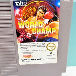 World Champ NES PAL A Taito Cartuccia Nintendo