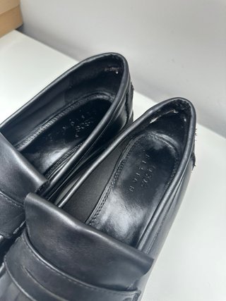 Mocasines negros con plataforma