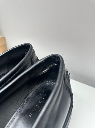 Mocasines negros con plataforma