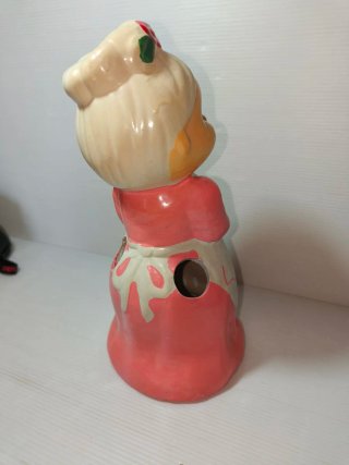 Porta utensili nonna vintage ceramica