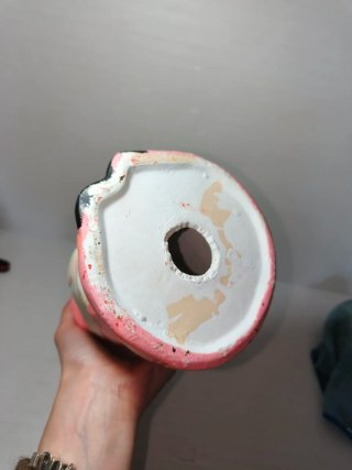 Porta utensili nonna vintage ceramica