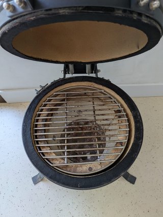 Barbacoa Kamado Cerámica Pequeña + Carbón