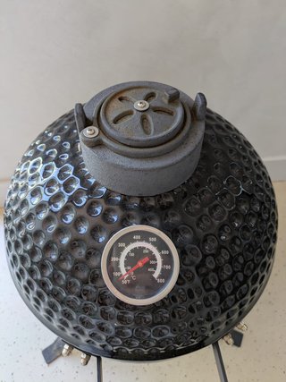 Barbacoa Kamado Cerámica Pequeña + Carbón