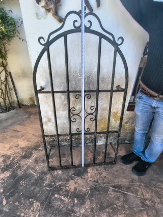 2 Ventanas Hierro Forjado Antiguas