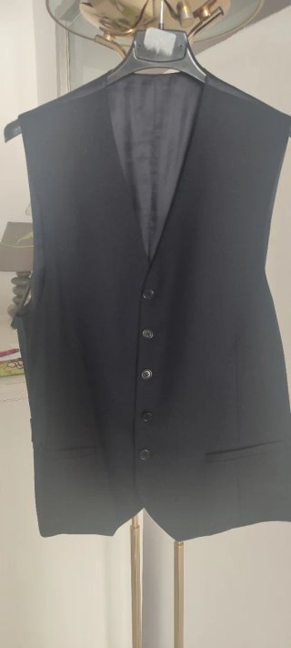Chaleco vestir azul oscuro T/ M