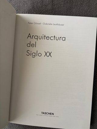 Libro Arquitectura del Siglo XX