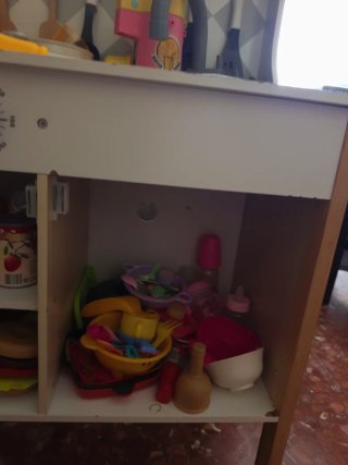 Cocina Juguete, Nevera y Air Fryer