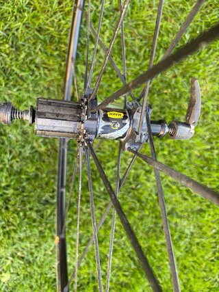 Cerchi bici da corsa in alluminio piatto