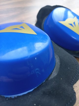 Deslizaderas Moto Para mono cuero Azul