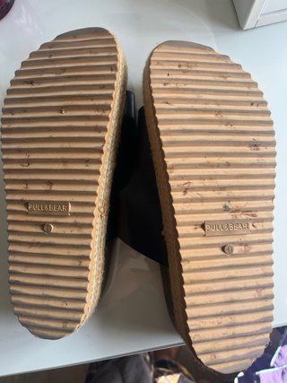 Sandalias Pull&Bear negras talla 41
