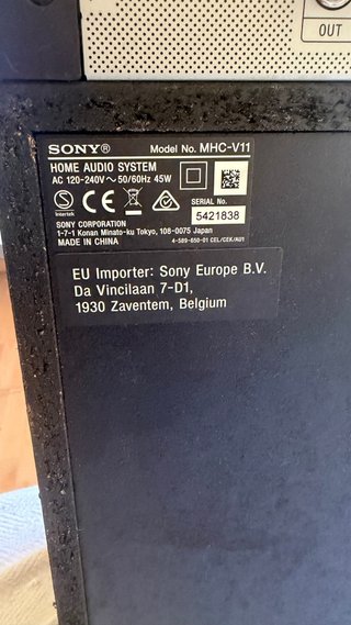 Altavoz Sony Potente Bluetooth Negro