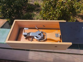 Jamonero Sagra Madera y Acero Inox