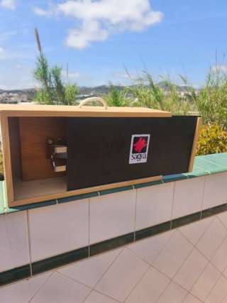 Jamonero Sagra Madera y Acero Inox