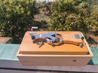 Jamonero Sagra Madera y Acero Inox