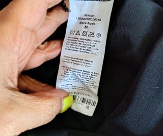 Vestido negro elegante M