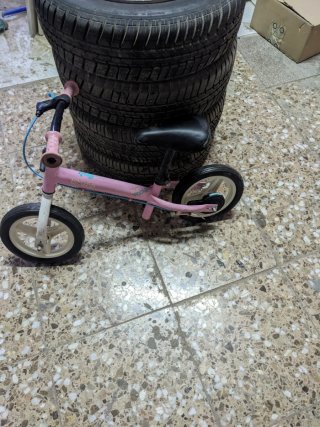 Bicicleta infantil rosa Btwin