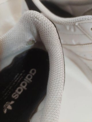 Adidas Superstar Mujer Talla 38 Dorado Blanco