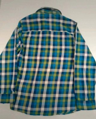 Camisa niño Mayoral cuadros manga larga talla 7
