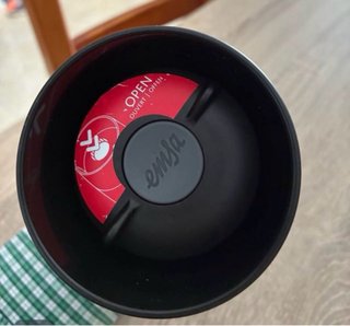Vaso Termo Emsa Azul y Plateado