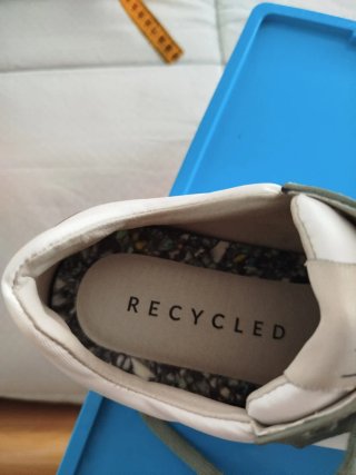 Deportivos señora verde y blanco