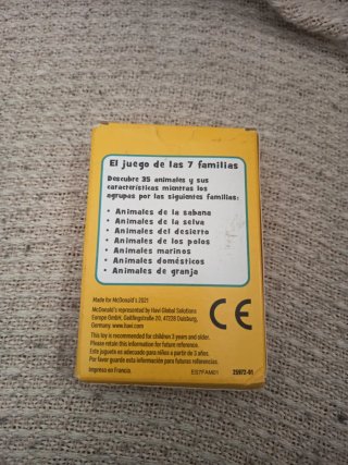 Juego de Cartas Disney Burro