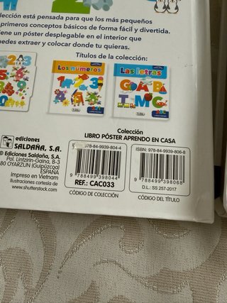 APRENDO EN CASA LIBRO POSTER