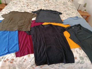 Lote 7 Camisetas Chico Variadas