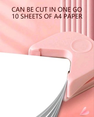 Cortador de esquinas para papel.