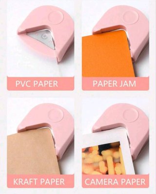 Cortador de esquinas para papel.