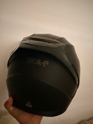 Casco Moto Negro Talla XS