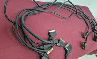 6 Cables SCART a SCART y RCA