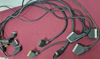 6 Cables SCART a SCART y RCA