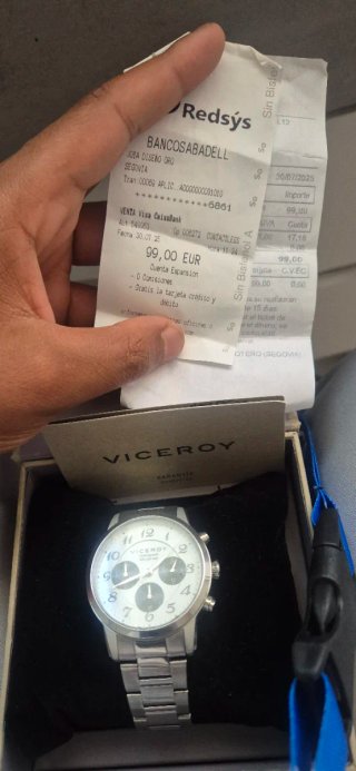 Reloj Viceroy Cronógrafo Plata/Blanco