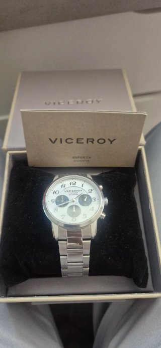 Reloj Viceroy Cronógrafo Plata/Blanco