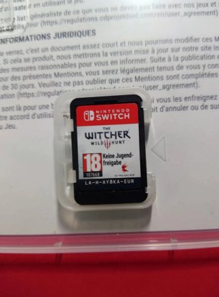 The Witcher 3 Wild Hunt Nintendo Switch #A2768