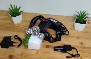 Linterna Frontal 800 lumenes Profesional.