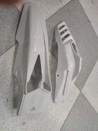 Guardabarros Moto Enduro/Motocross Blancos