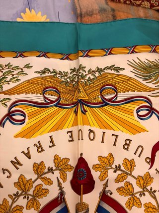 Foulard Hermes multicolore