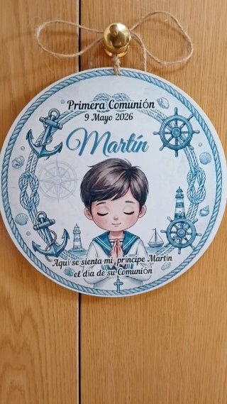 Cartel Primera Comunión Martín