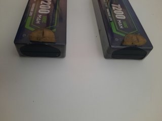 batterie lipo GTFDR rc 7,6v hv 2s 7200mha 140c