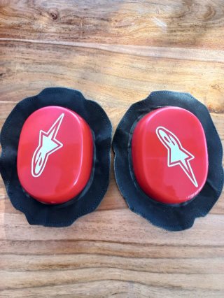 Deslizaderas Moto para mono de Cuero Rojas