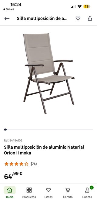 4 Sillas Orión II multiposición