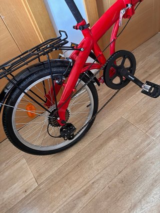 Bicicleta plegable 20’, 6 velocidades, como nueva